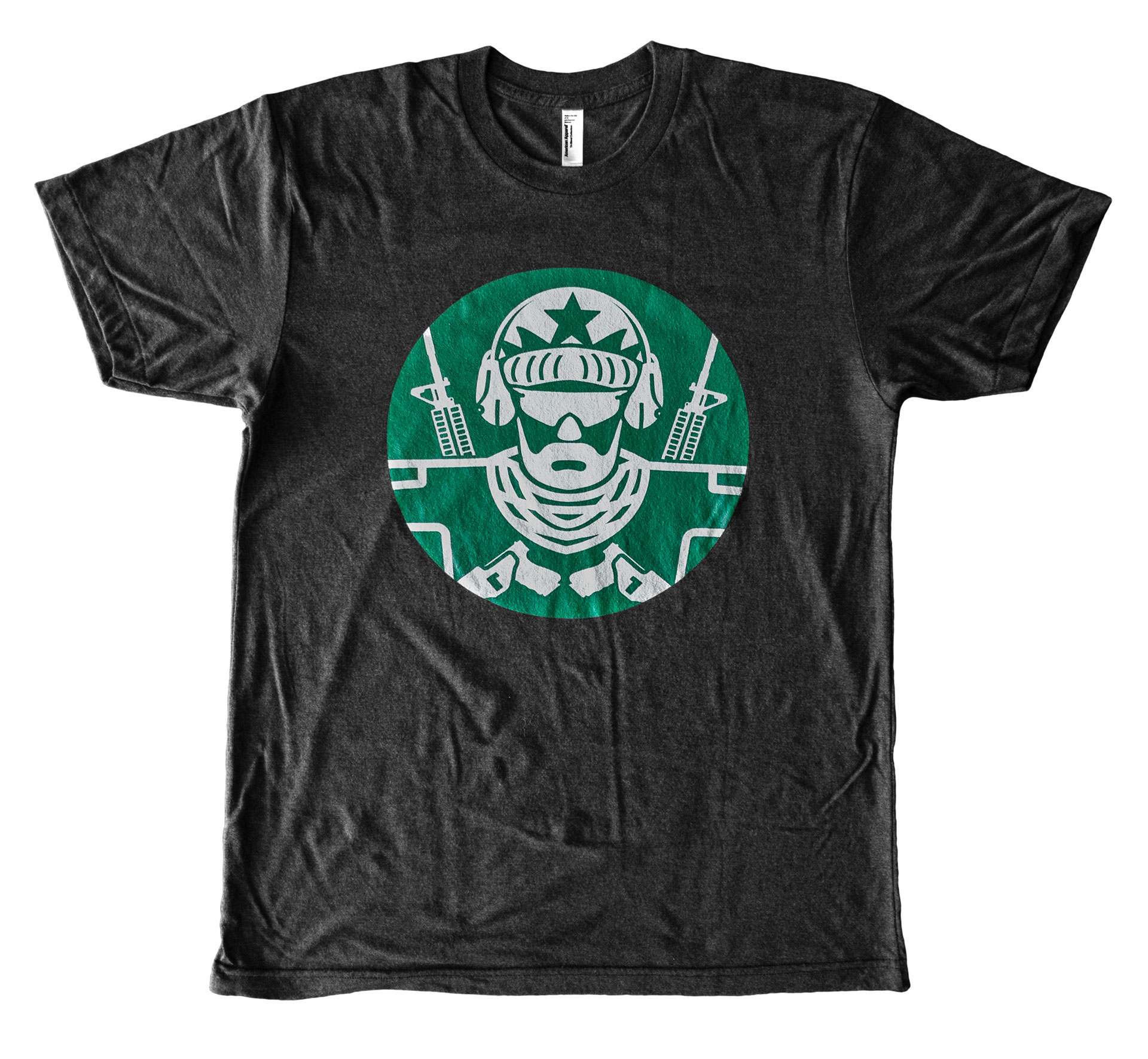 Guns and Coffee (TriBlack) T-Shirt