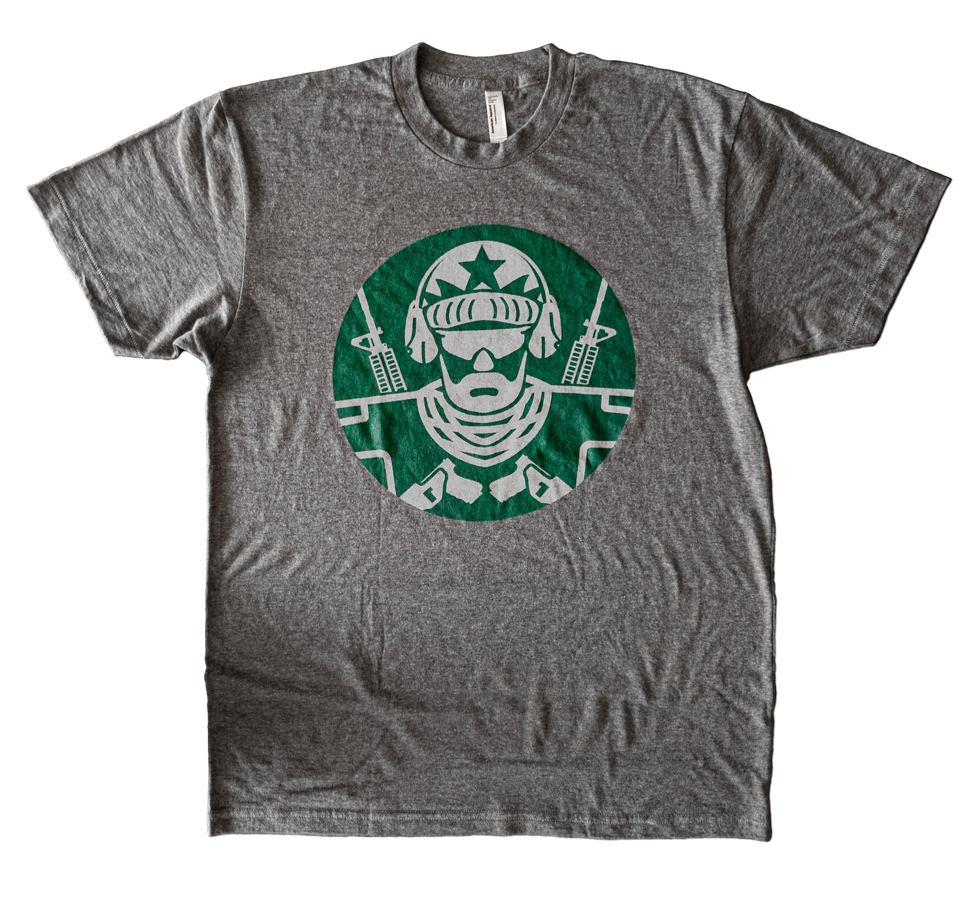 Guns And Coffee (TriGrey) T-Shirt