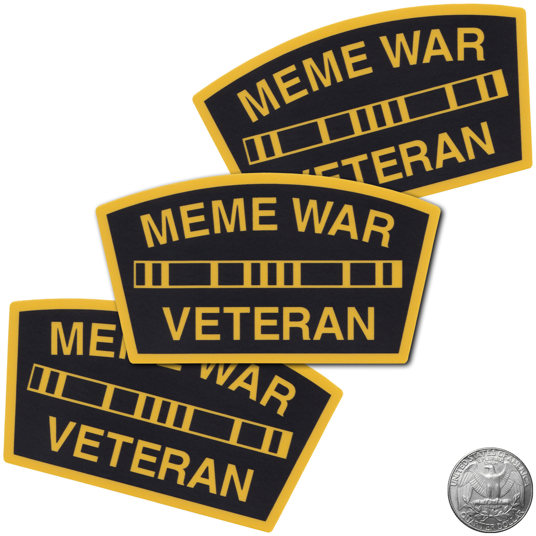 Meme War Veteran Vinyl Sticker