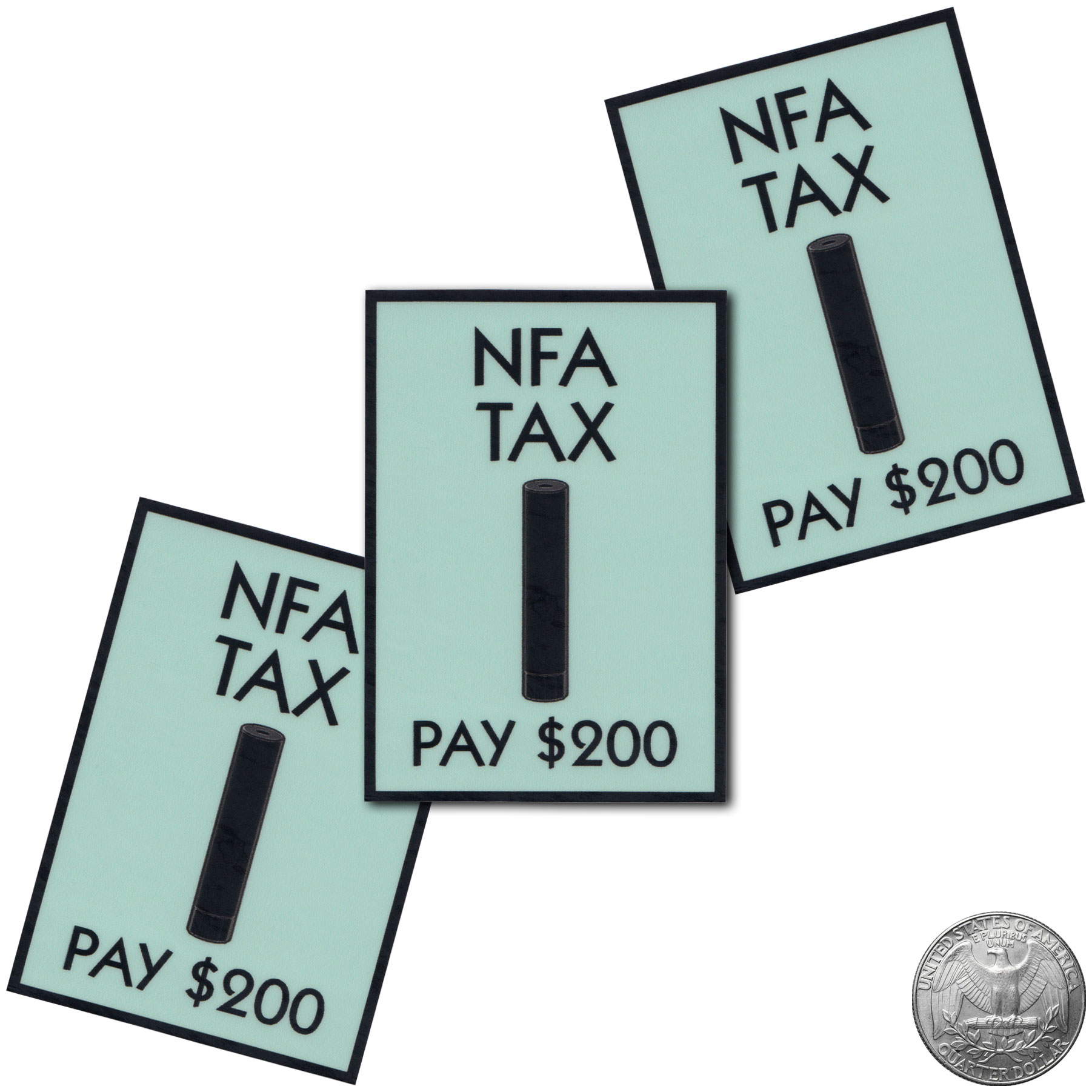 NFA Tax Vinyl Sticker
