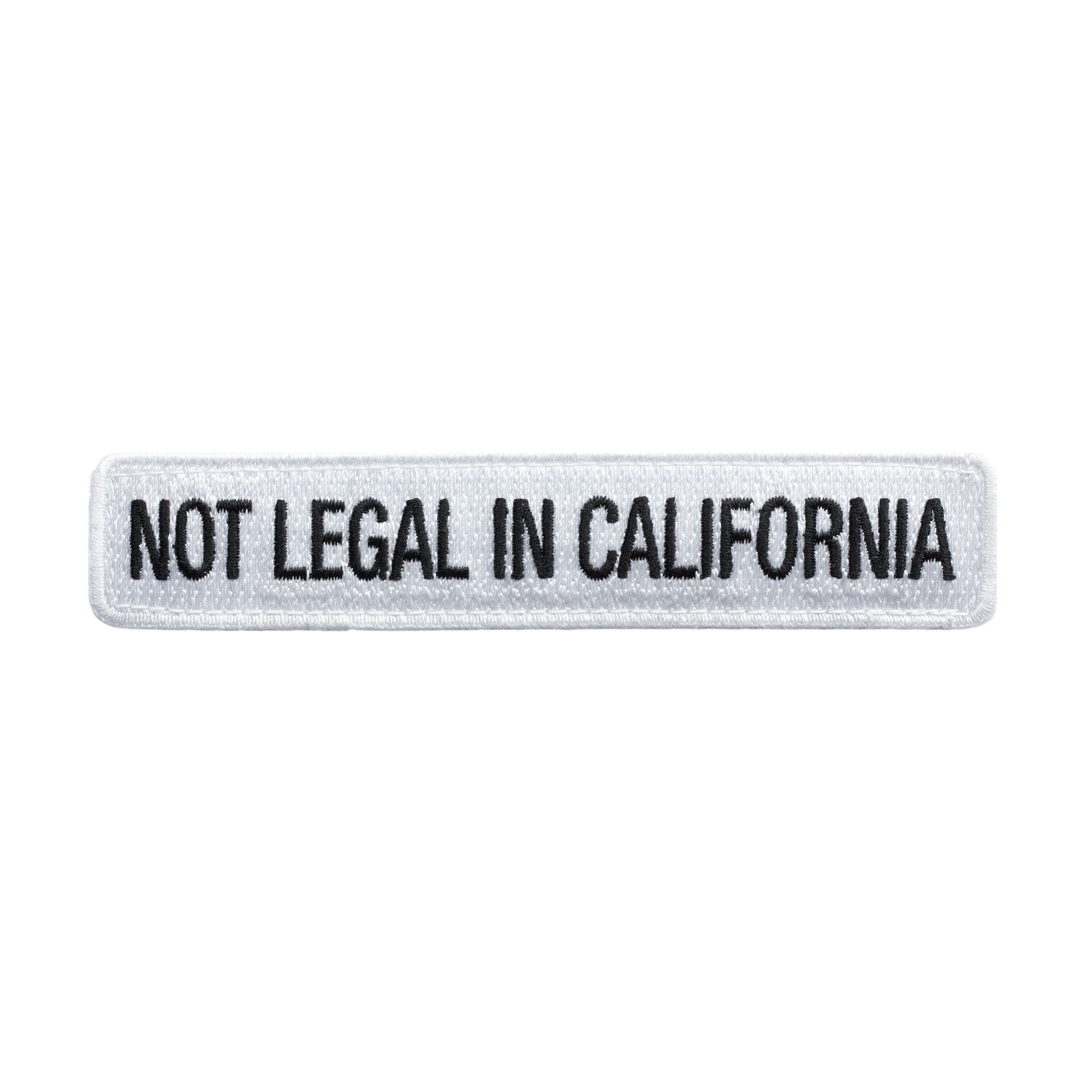 Not Legal In California Morale Patch