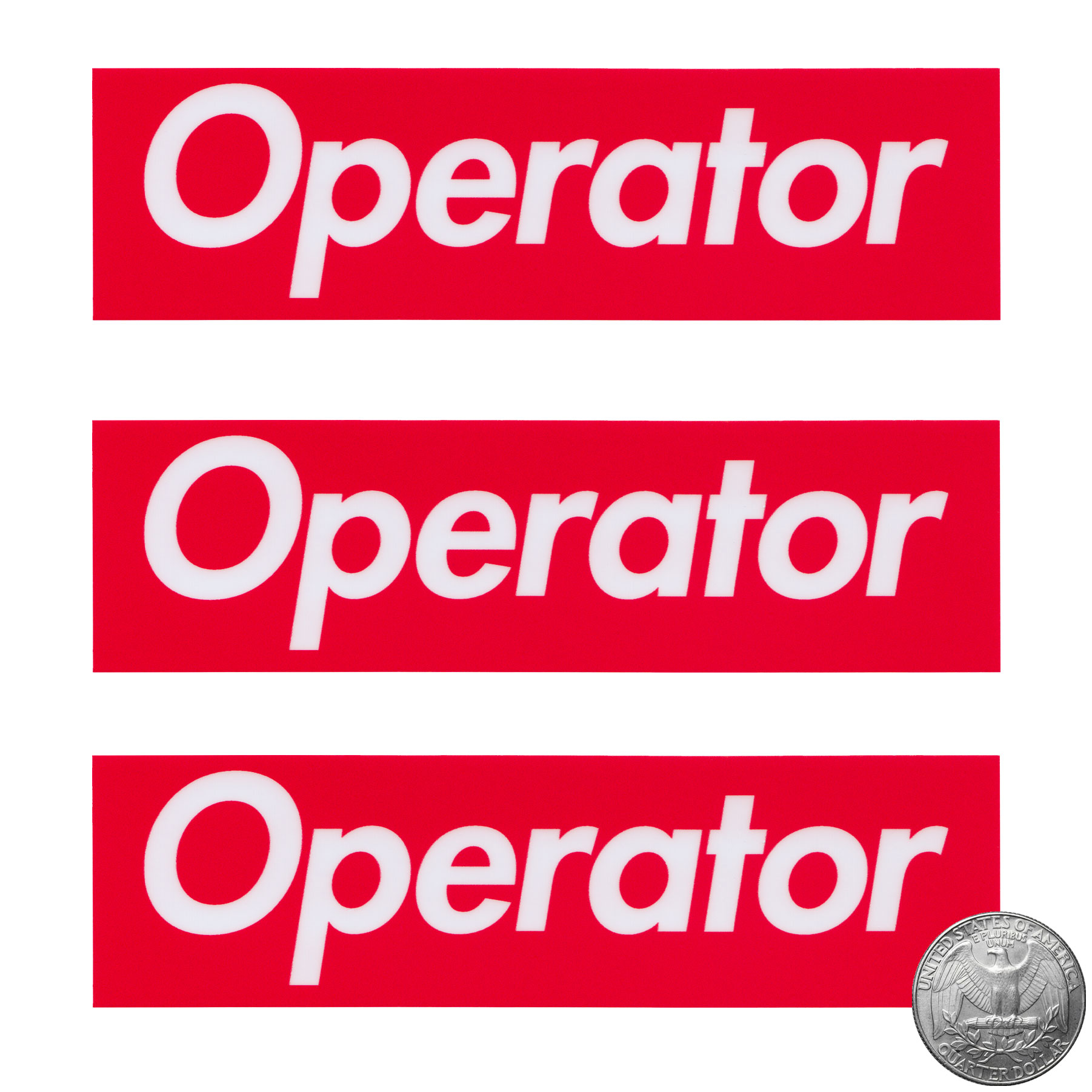 Operator Vinyl Sticker