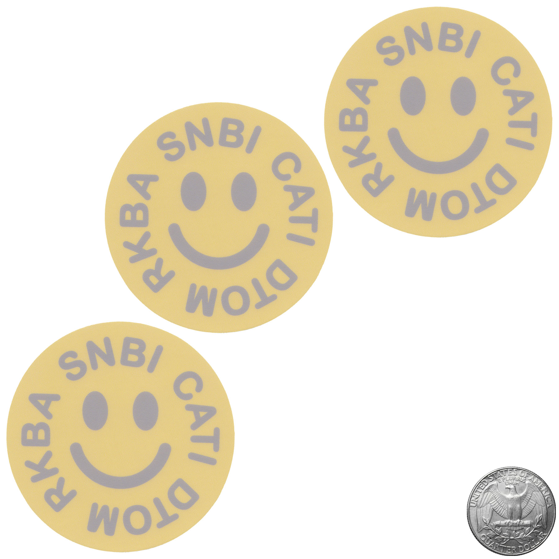 RKBA SNBI CATI DTOM Happy Face Vinyl Sticker