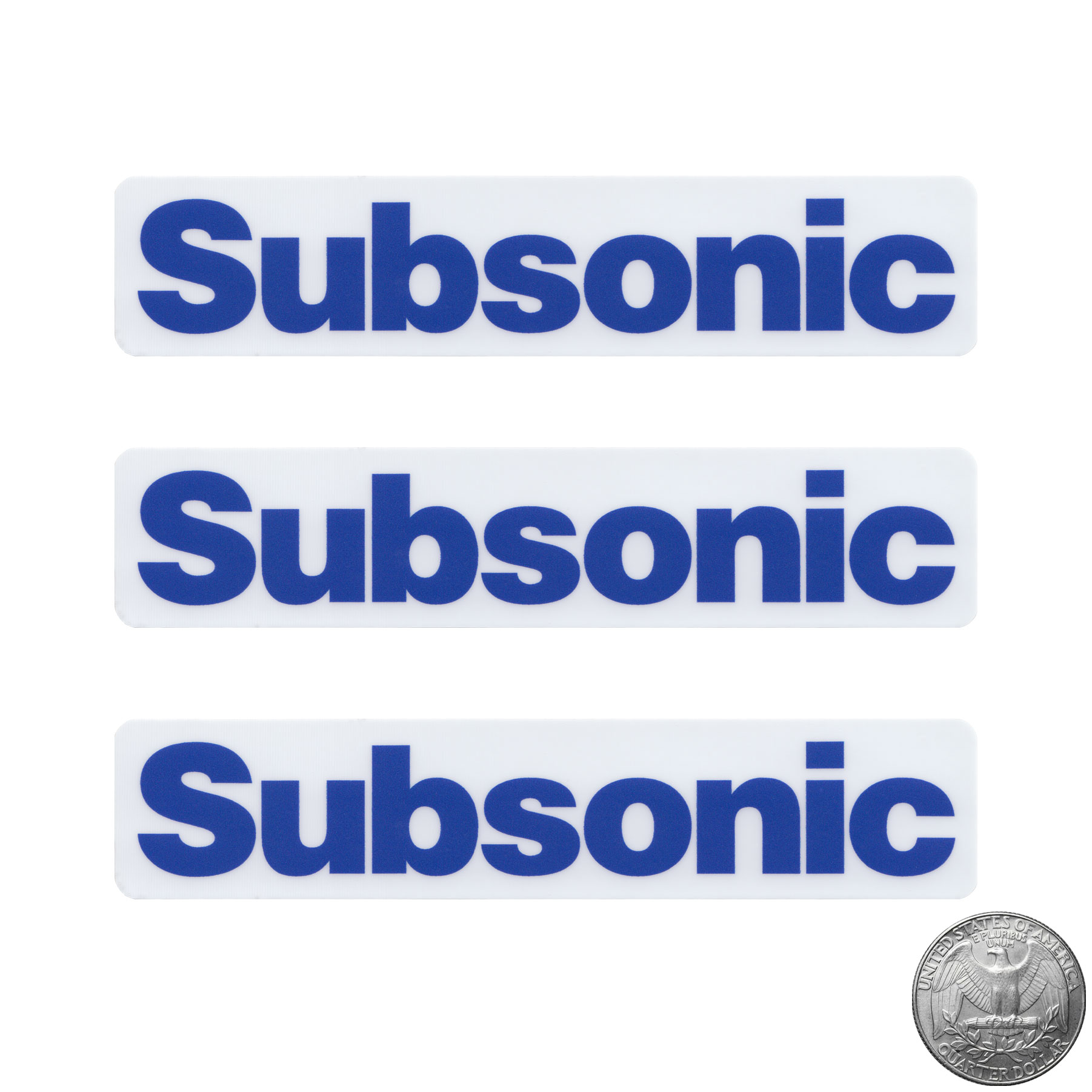 Subsonic Vinyl Sticker
